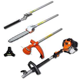 vidaXL 4-in-1 Multi-tool Hedge&Grass Trimmer Chain Saw Brush Cutter Garden