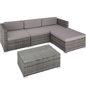 Grey Poly-Rattan Florence Garden Furniture Set