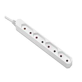 Andersson Power strip 4-way 2.5A outlets 1.5m white