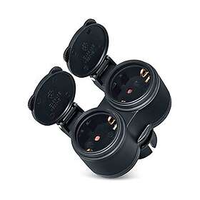 Andersson Splitter Plug 2 way, Outdoor, Grounded EU
