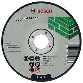 Bosch 125 x 22.23 3.0mm Standard for Stone Cutting Disc n/a