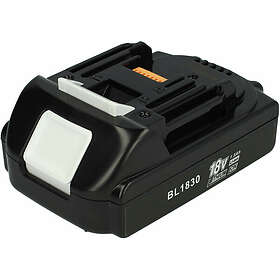 Vhbw Battery compatible with Makita DUR190LZX3, DUR191LZX3 Power Tools (1500 mAh, Li-ion, 18 v)