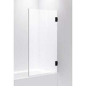 INR Badkarsvägg Arc 17 Måttanpassad Opal klar, Svart 11712100