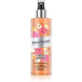 Bruno Banani Sweet Fantasy Rose & Popcorn Body & Hair Splash 250ml