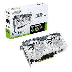 Asus GeForce RTX 4060 Ti Dual White OC Edition HDMI 3xDP 8GB