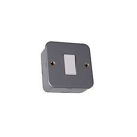 Metal Merriway BH02771 Clad Wall Switch 1-Gang 2-Way