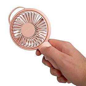 Schallen Mini Portable Rechargeable Lightweight Handheld Electric USB Fan with F