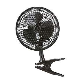 Signature S40007B 6 Inch 2 Speed Clip Fan with Adjustable Tilt, Black