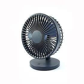 Office QUSHINI Rechargeable Battery Fan, Portable Quiet, 3 Speed Desk Fan, Ideal