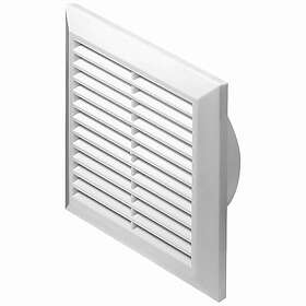 Malmbergs Ventilgaller Fyrkant 100 mm Vit VENTILGALLER FYRKANT 100MM VIT 9993043