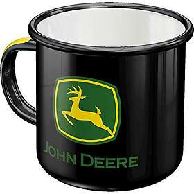 Nostalgic Art Krus John Deere Logo Black