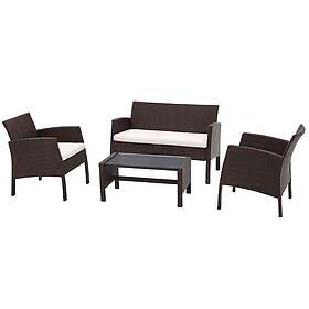 Royalcraft Nevada Conversation Set Brown