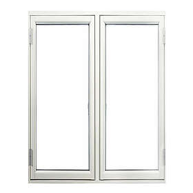 Outline Sidohängt Fönster 3-Glas Aluminium 2-Luft HFSA2 Alu 110x150 Vä/Hö 11x15