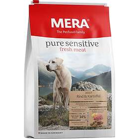 Mera Petfood Pure Sensitive Adult Nötkött & Potatis 4kg