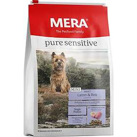 Mera Petfood Pure Sensitive Adult Mini Lamm & Ris 4kg