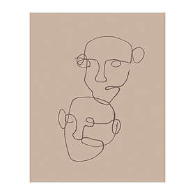 Scandi Living Figurative poster beige 40x50 cm