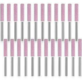 AOUGO 24 Pack Chainsaw Sharpener Sharpening Stones, Polishing Grinding Tool 3X4.8Mm