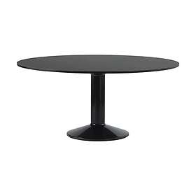 Muuto Midst pelarbord o160 cm Black Linoleum-Black