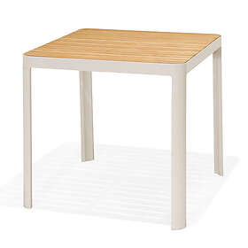 Lifestylegarden Matbord Portals Light 95x95 cm PORTALS low bar table 95*95*95(h) cm, teak top, light ALU 41304
