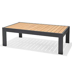 Lifestylegarden Bord Palau 143 cm PALAU coffee table 143*80*45(h), teak top, robust ALU 41107