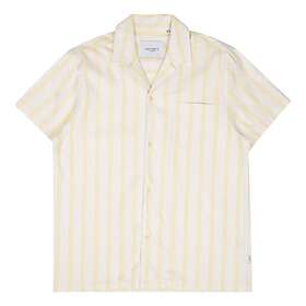 Les Deux Lawson Stripe Ss Shirt Ivory/lemon Sorbet