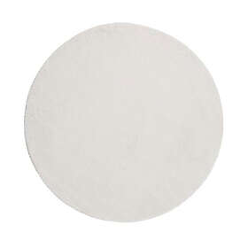 KM Home Soft Matta Rund Vit 240