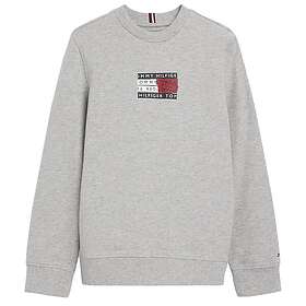 Tommy Hilfiger Tape Graphic Sweatshirt P01 Light Grey Heather