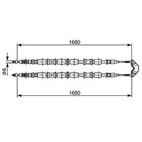 Bosch Vajer, parkeringsbroms 1 987 482 107
