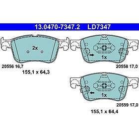 ATE Bromsbeläggssats. skivbroms 13.0470-7347.2