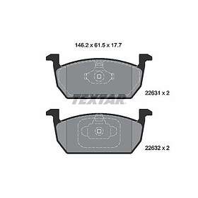 Textar Bromsbeläggssats, skivbroms 2263101