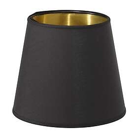 PRhome Queen Lampskärm Svart/Guld 12cm