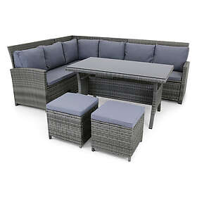 Lyfco Loungegrupp Tanumshede med Inbyggd Förvaring Exklusivt loungeset i konstro