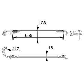 CLC Oljekylare, automatisk transmission Mahle 71 000P