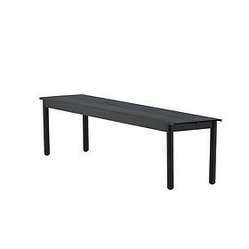 Venture Design Benk Moderna Modena Bench, Black, Aluminium, 180 2096-408