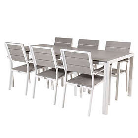 Venture Design Matgrupp Bront 205 med 6 Lova Chairs GR18253V
