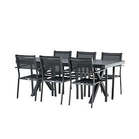 Venture Design Matgrupp Garcia Bord med 6 Copacabana Stolar GR23367V