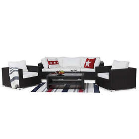 Comfort Garden Loungegrupp Bahamas 5-sits med Bord m Hylla 1 110198