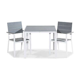 Comfort Garden Matgrupp Tunis 90 med 2 Stapelstolar 90x90 708738