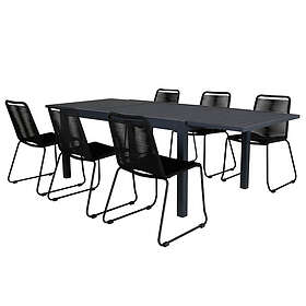 Venture Design Matgrupp Marbella med 6 Levi Stolar GR21928V