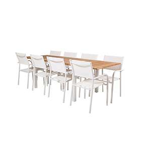 Venture Design Matgrupp Perla 160/240 med 8 Siri Matstolar GR18958V