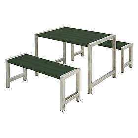Plus Trädgårdsmöbel Grupp Café 127 cm Grön 185580-11P
