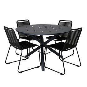 Venture Design Matgrupp Ande med 4 Minos Matstolar Stapelbar GR21270VD