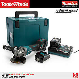Makita GA028GD202 40v Angle Grinder Inc 2x 2.5Ah Batts