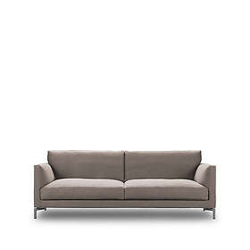 Eilersen Mission soffa tyg gravel 07 beige-240-stål