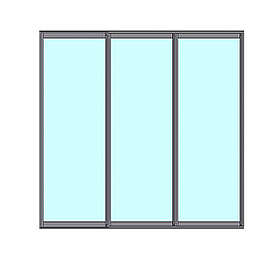 Novoroom Skjutbart Dörrparti Energi 3-Delat 8033100204