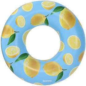 Bestway Uppblåsbar Poolflotta Lemon Scentsational™ 119 cm