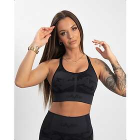 Gavelo Seamless Antracite Grey Camo Bra