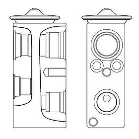 AVE Expansionsventil, klimatanläggning Mahle 3 000S