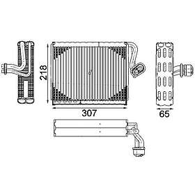 AE Évaporateur pour Mahle 122 000P
