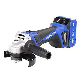 Rawlplug Cordless Angle Grinder 125mm Grinder Tool Set with Charger and 2 Li-Ion Batteries Hand Grinder
